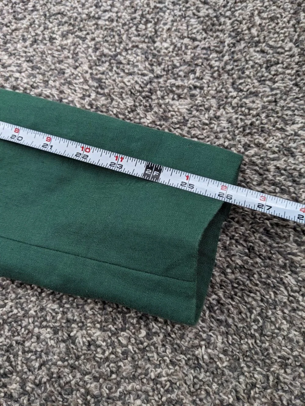J Crew Blazer Jacket 100% Linen Gold Button Green Womens 12 12T Tall - Picture 11 of 14